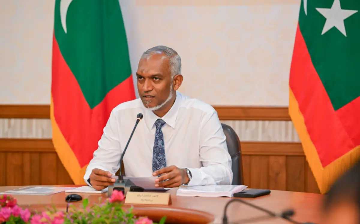 Maldivian President asserts sovereignty and reiterates his opposition to India. talks about the deal struck in Parliament for the withdrawal of Indian troops.